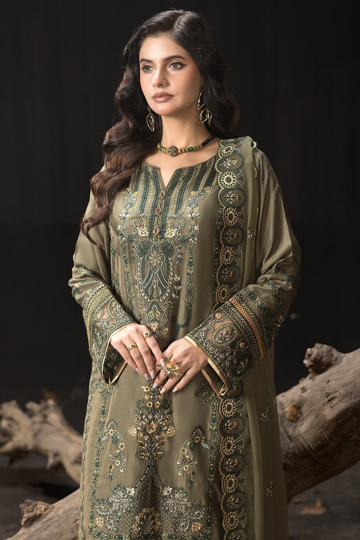Imrozia Premium | Gulzar e Dil | I.P-105 Dilfareb - House Of Hania