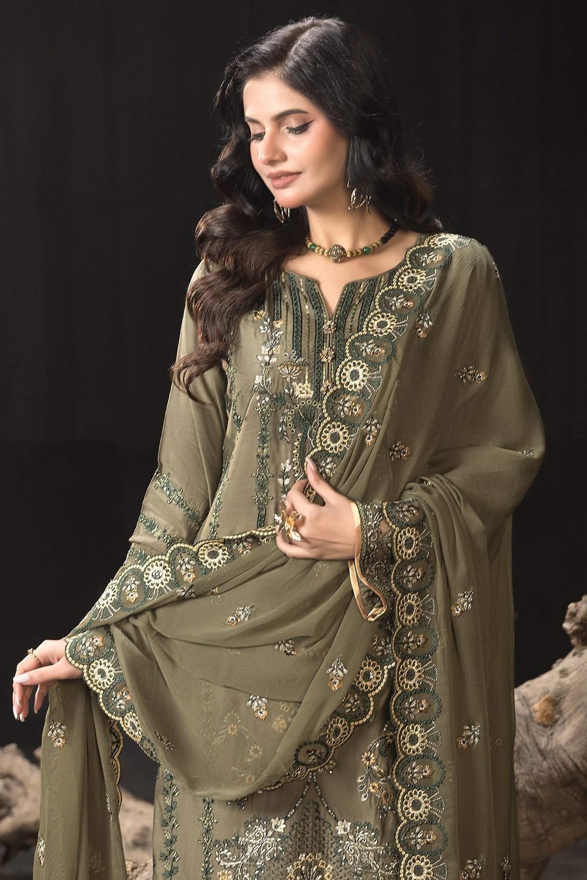 Imrozia Premium | Gulzar e Dil | I.P-105 Dilfareb - House Of Hania