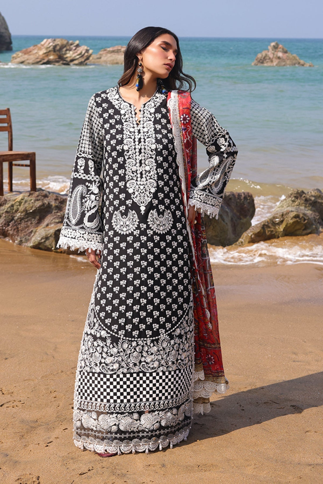 Imrozia Premium | Hania Luxury Lawn 25 | SL 75 Anoud - House Of Hania