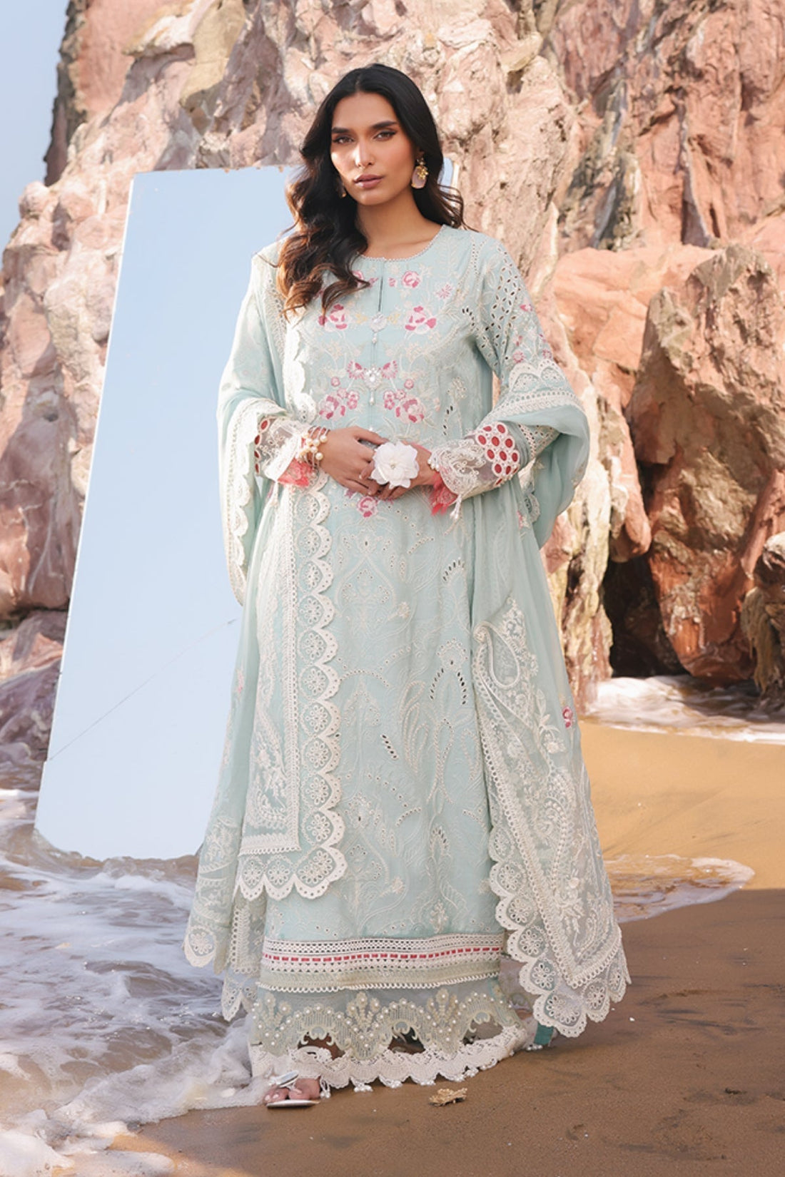 Imrozia Premium | Hania Luxury Lawn 25 | SL 76 A Aidan - House Of Hania