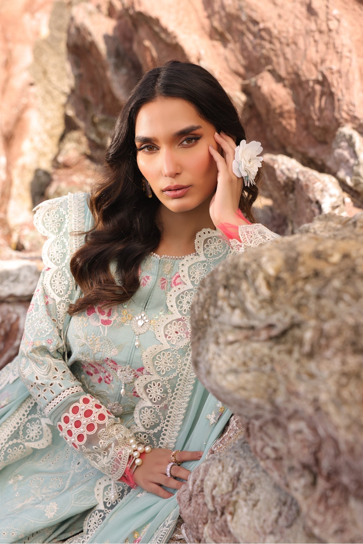 Imrozia Premium | Hania Luxury Lawn 25 | SL 76 A Aidan - House Of Hania