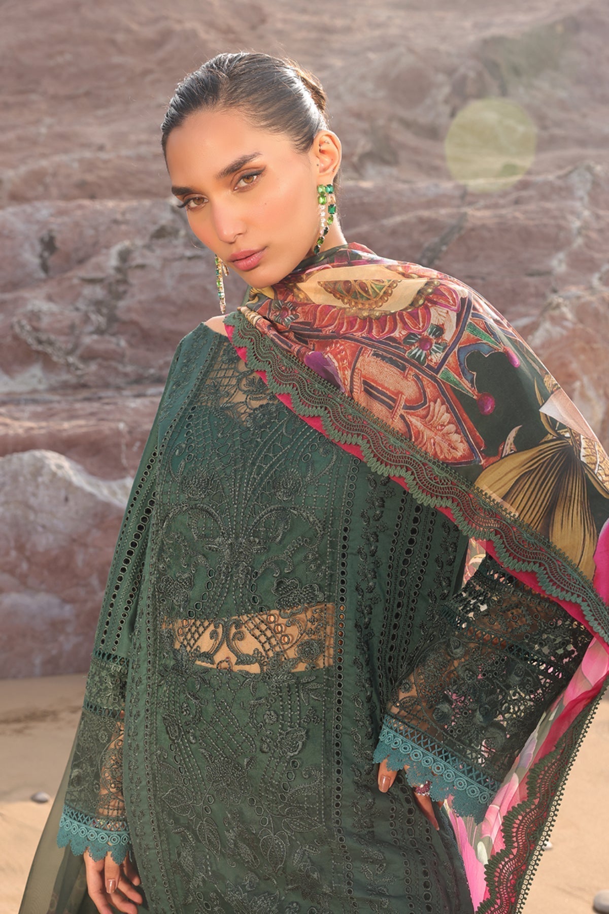 Imrozia Premium | Hania Luxury Lawn 25 | SL 77 A Rameen - House Of Hania