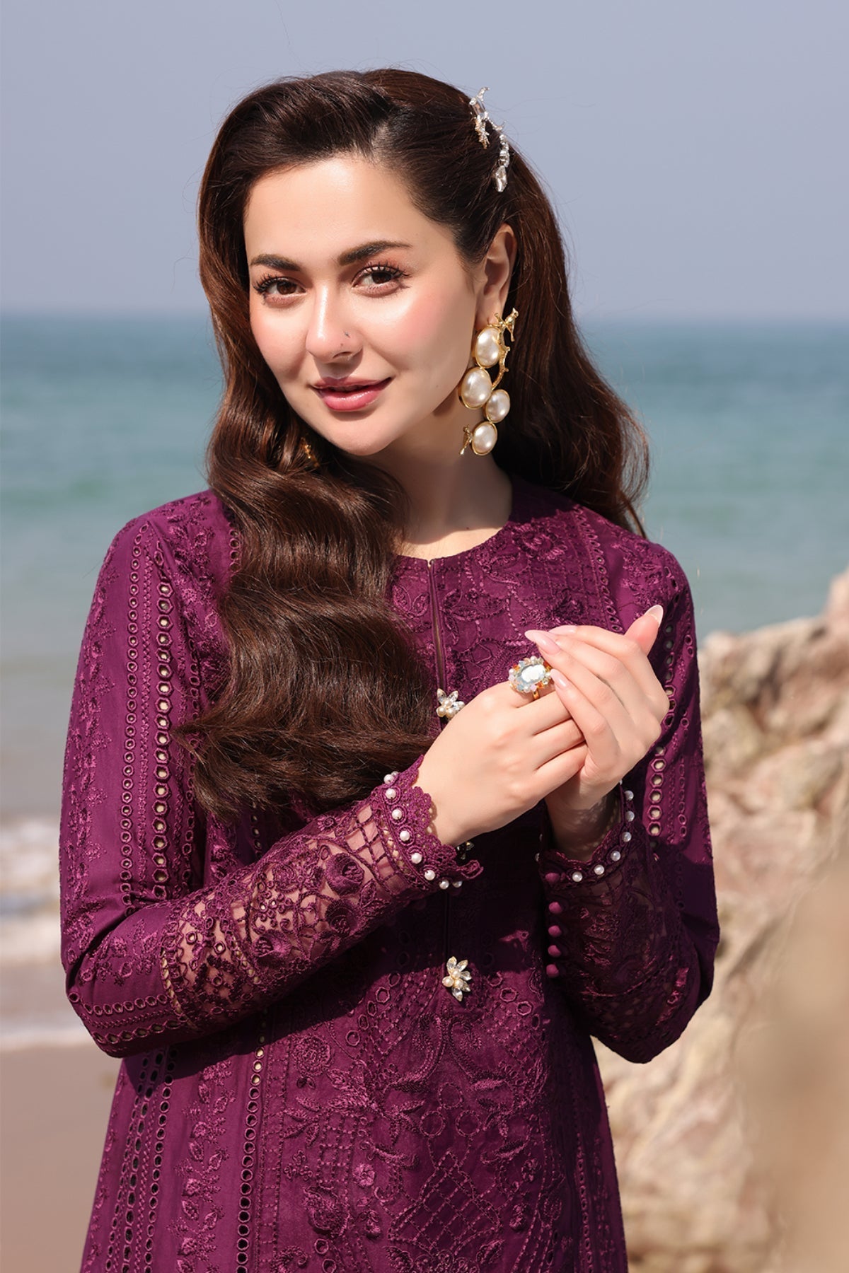 Imrozia Premium | Hania Luxury Lawn 25 | SL 77 Izaan - House Of Hania