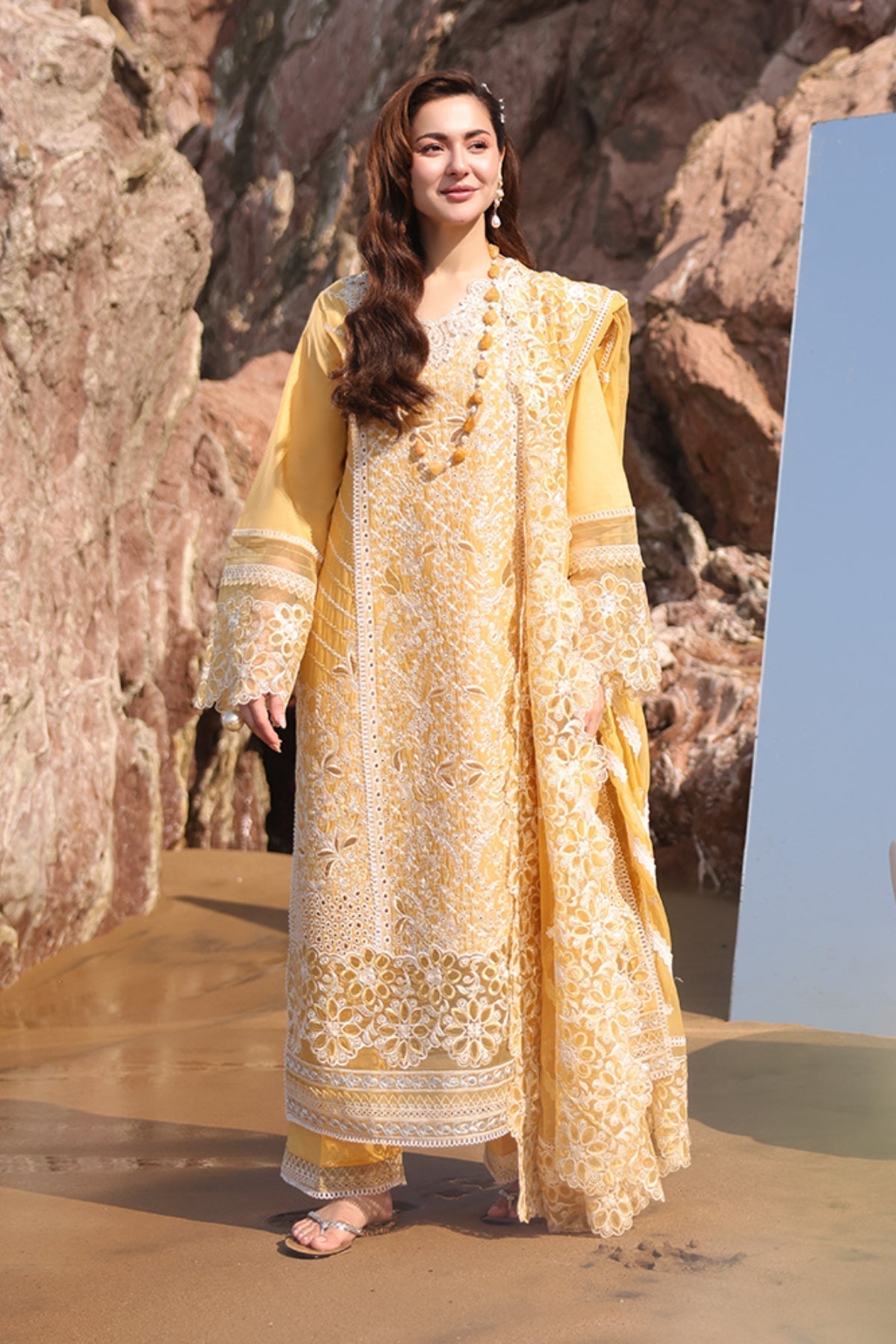 Imrozia Premium | Hania Luxury Lawn 25 | SL 85 Anaya - House Of Hania