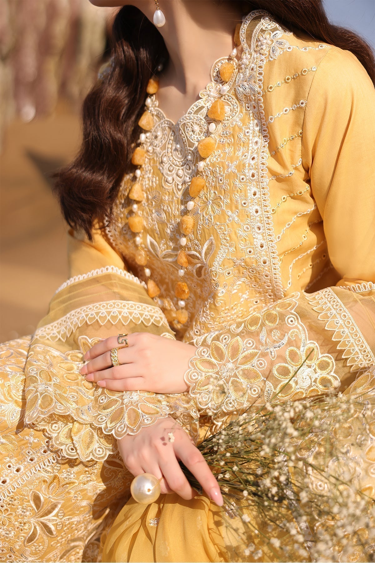 Imrozia Premium | Hania Luxury Lawn 25 | SL 85 Anaya - House Of Hania