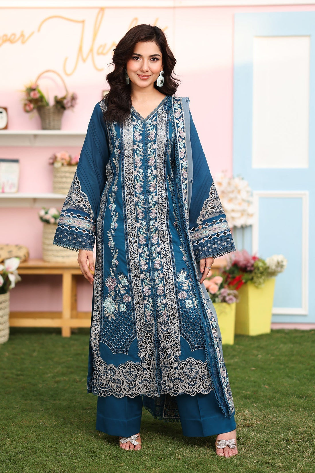 Imrozia Premium | Hayam Luxury Lawn 25 | SL 87 SAHAR - House Of Hania