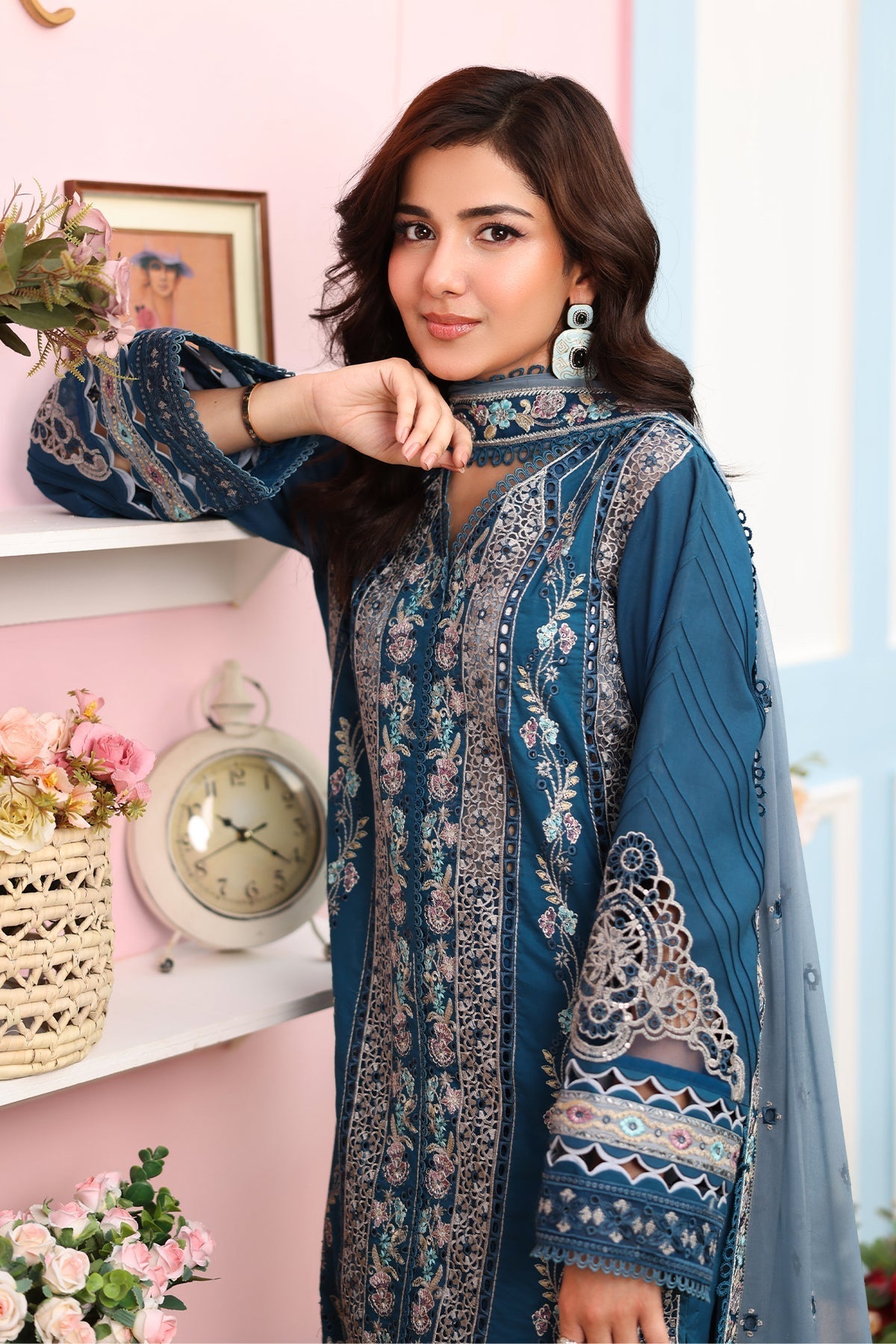 Imrozia Premium | Hayam Luxury Lawn 25 | SL 87 SAHAR - House Of Hania