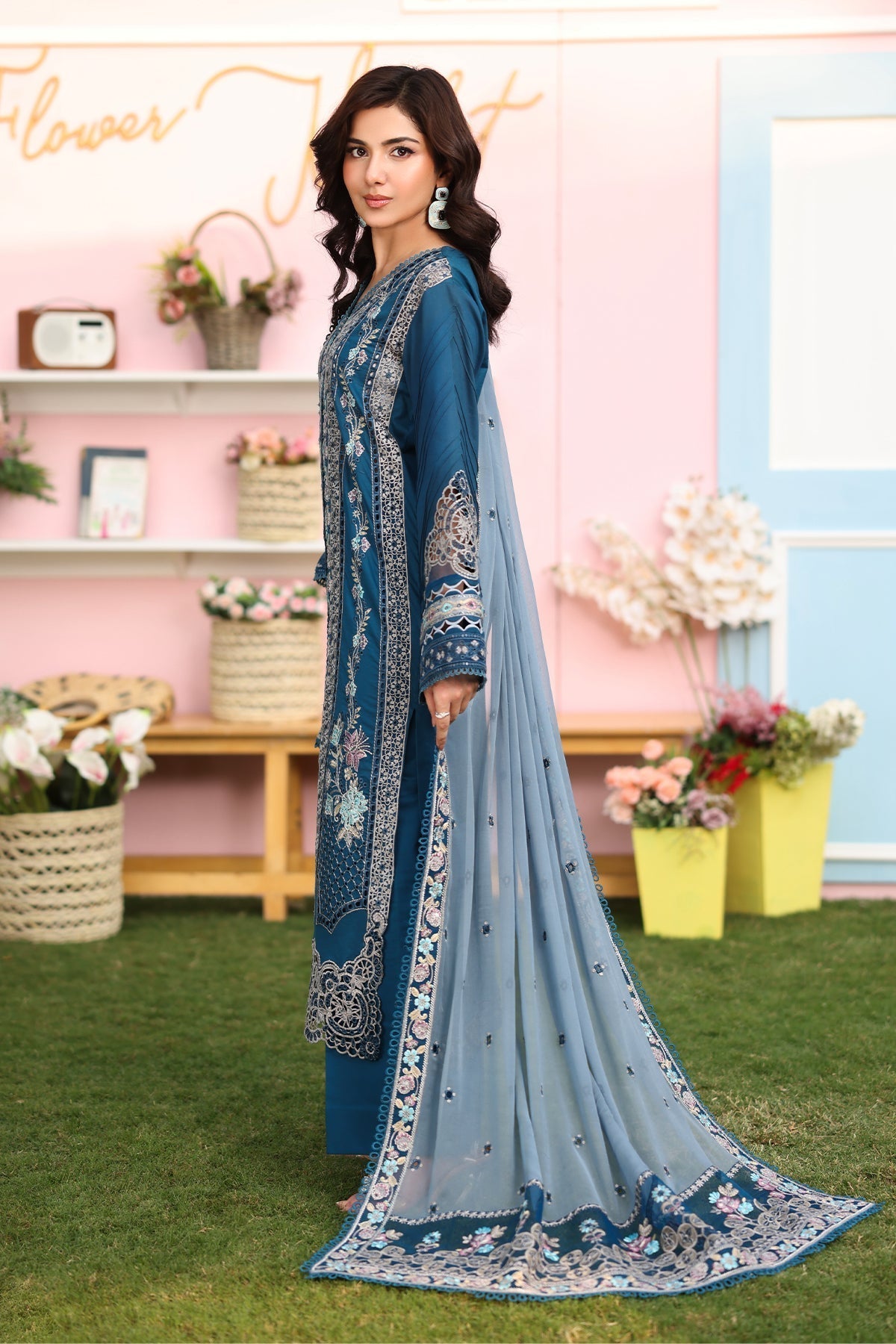 Imrozia Premium | Hayam Luxury Lawn 25 | SL 87 SAHAR - House Of Hania