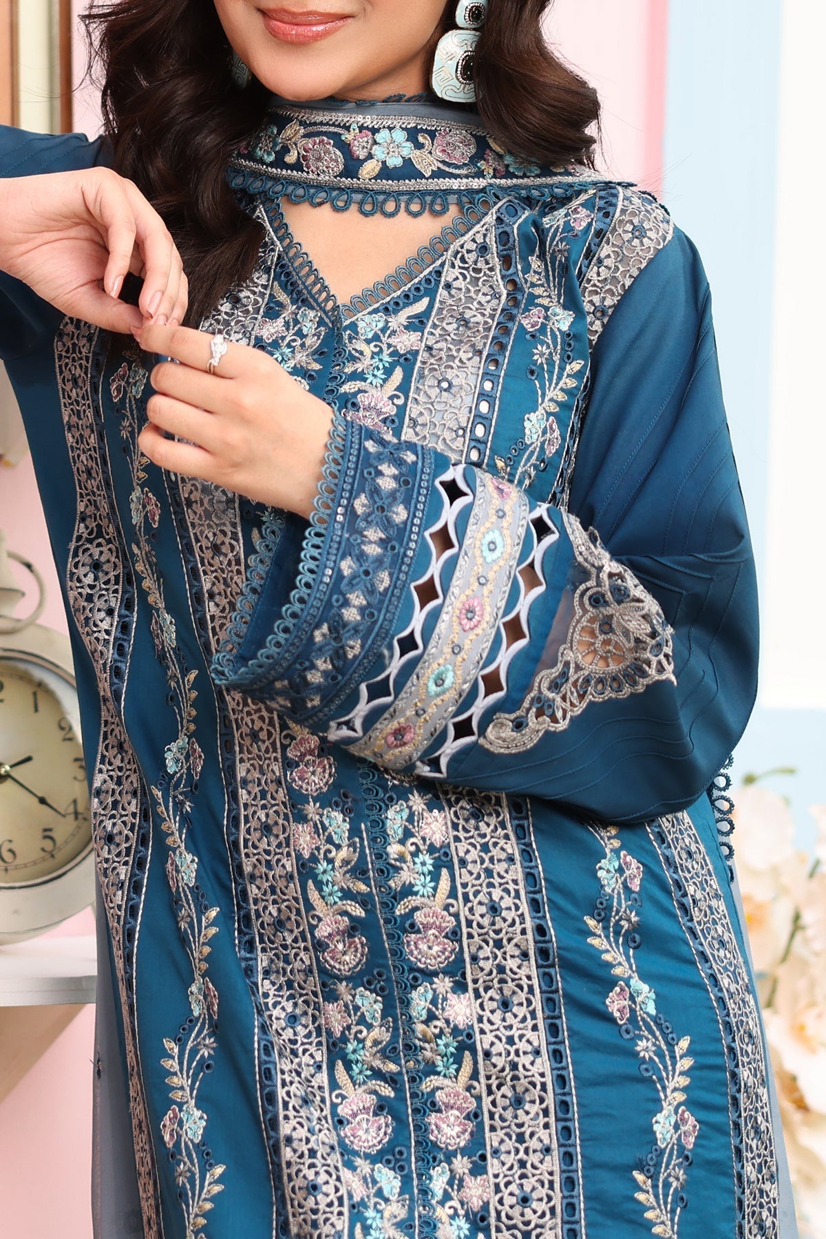 Imrozia Premium | Hayam Luxury Lawn 25 | SL 87 SAHAR - House Of Hania