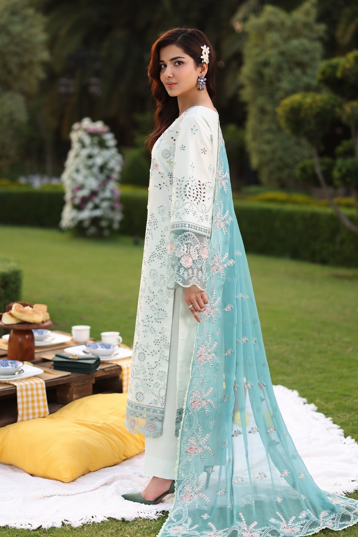 Imrozia Premium | Hayam Luxury Lawn 25 | SL 88 HIBA - House Of Hania