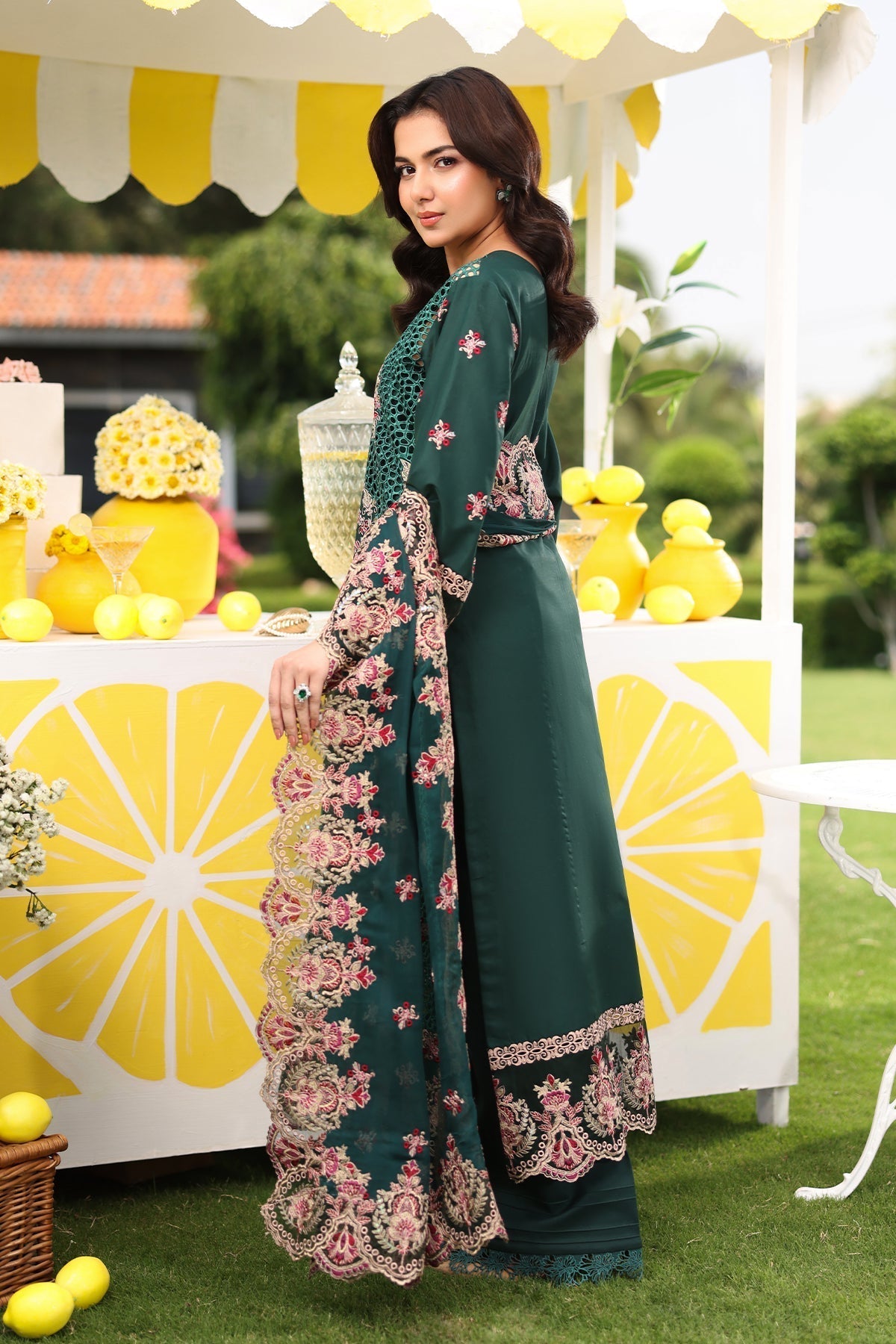 Imrozia Premium | Hayam Luxury Lawn 25 | SL 89 AMAL - House Of Hania