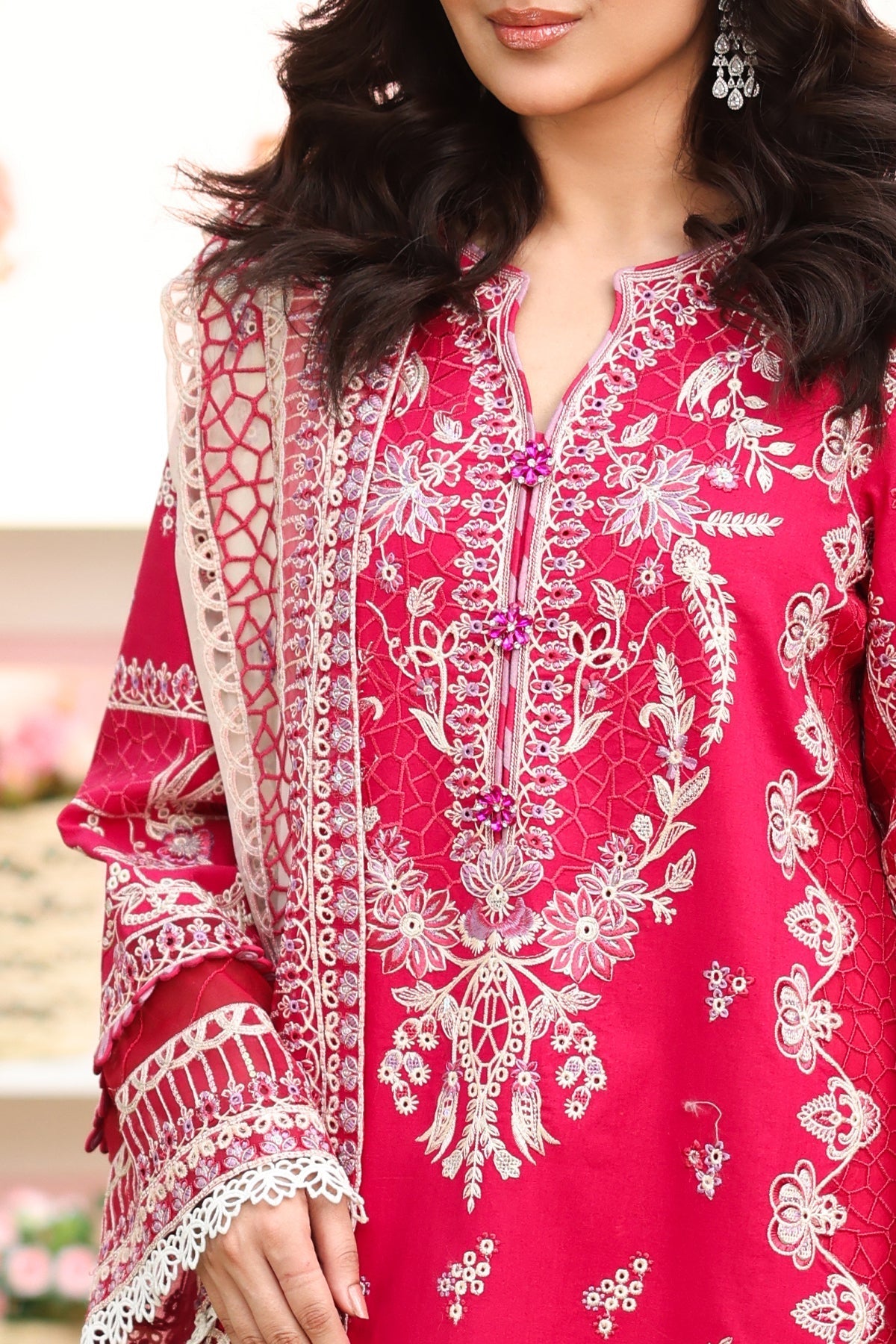 Imrozia Premium | Hayam Luxury Lawn 25 | SL 90 BASMA - House Of Hania
