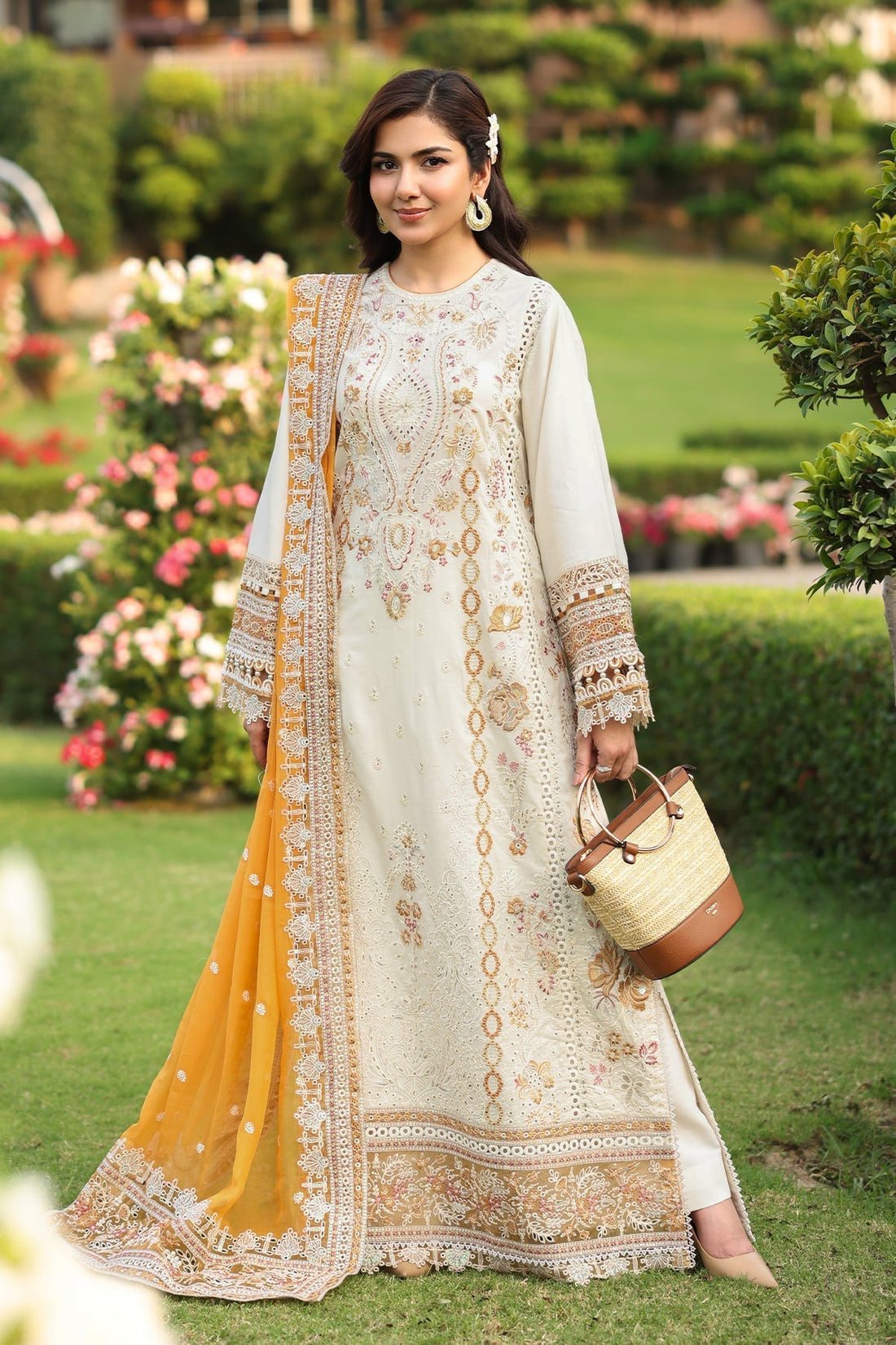 Imrozia Premium | Hayam Luxury Lawn 25 | SL 91 LULU - House Of Hania