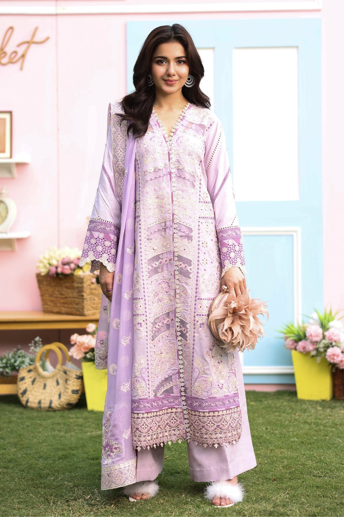 Imrozia Premium | Hayam Luxury Lawn 25 | SL 95 HALIMA - House Of Hania