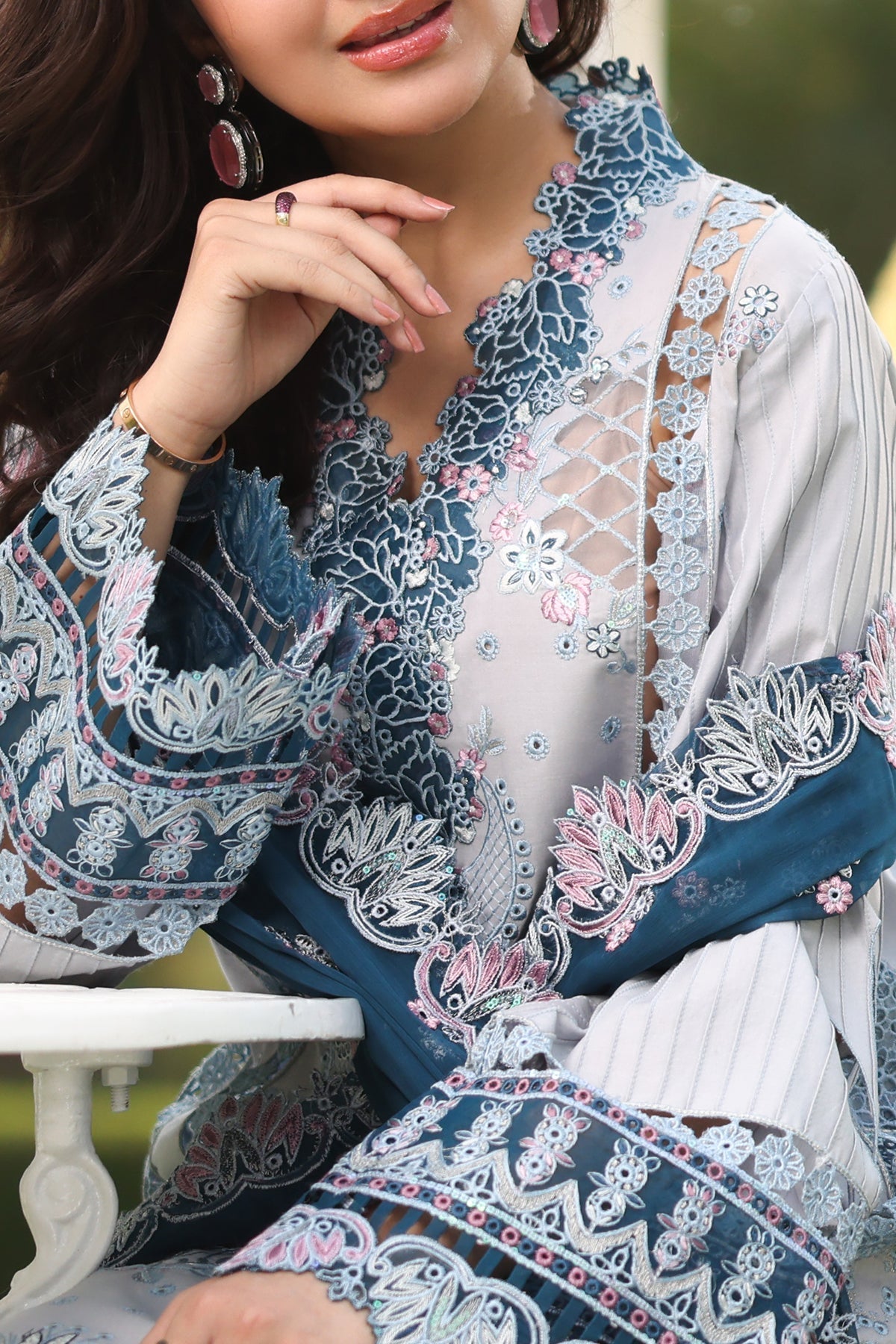 Imrozia Premium | Hayam Luxury Lawn 25 | SL 96 MUNIRA - House Of Hania