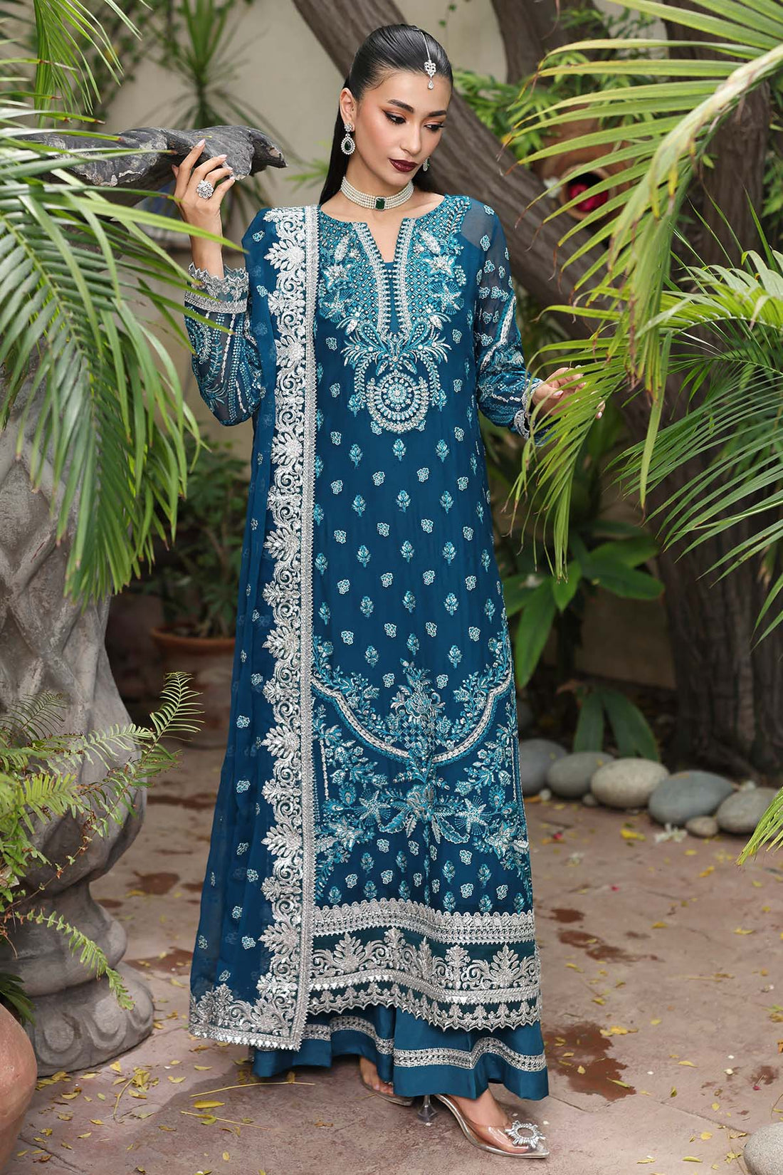 Imrozia Premium I Saiyara Formals I I-232 AZURA - House Of Hania