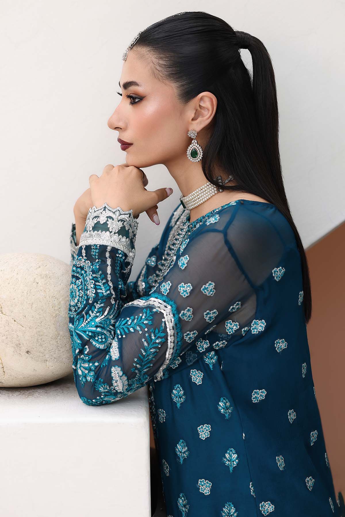 Imrozia Premium I Saiyara Formals I I-232 AZURA - House Of Hania