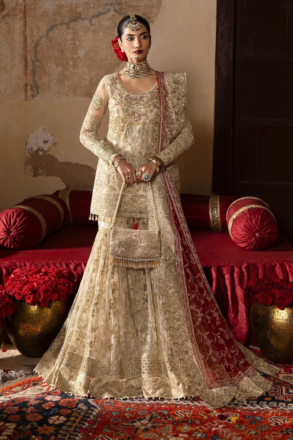 Imrozia Premium | Jashan Bridal Collection | SB-38 Pemaan - House Of Hania