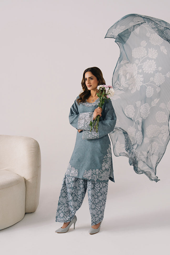 Imrozia Premium | Lawn 26 | IPL-23 Rosewood Floral - House Of Hania
