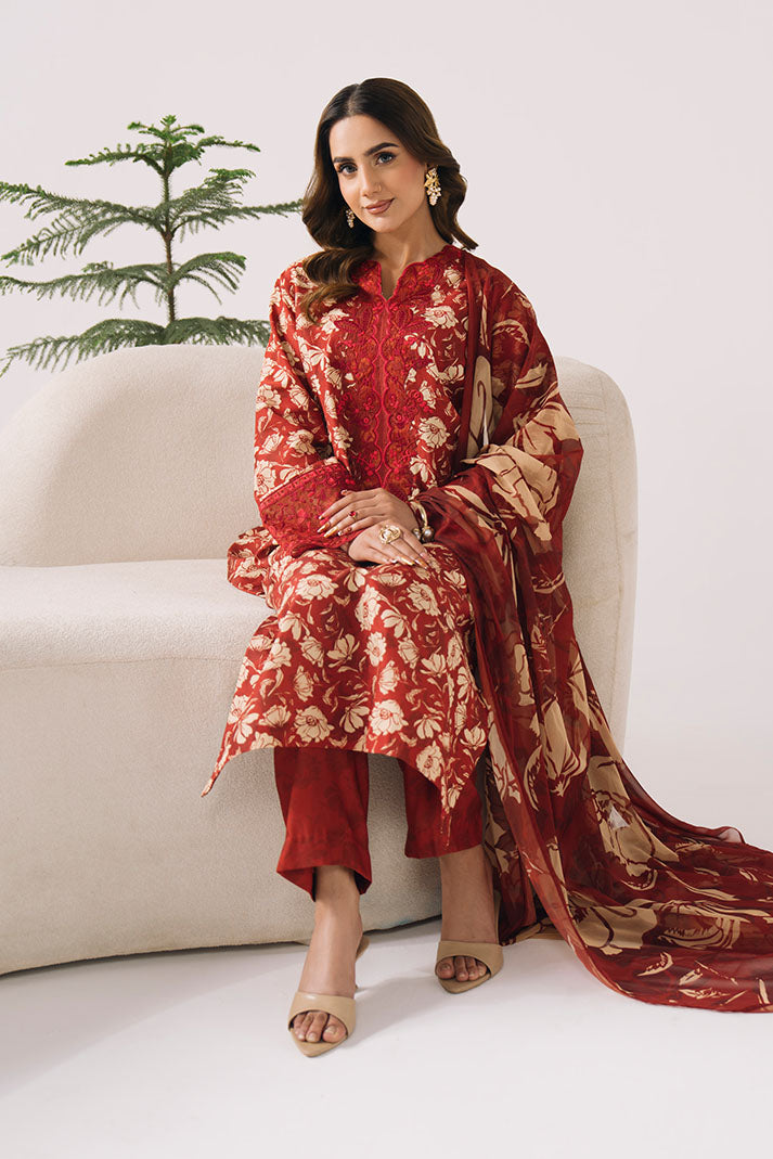 Imrozia Premium | Lawn 26 | IPL-26 Floral Nocturne - House Of Hania