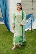 Imrozia Premium | Lawn 26 | SL-117 Mint Blossom - House Of Hania