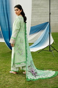 Imrozia Premium | Lawn 26 | SL-117 Mint Blossom - House Of Hania