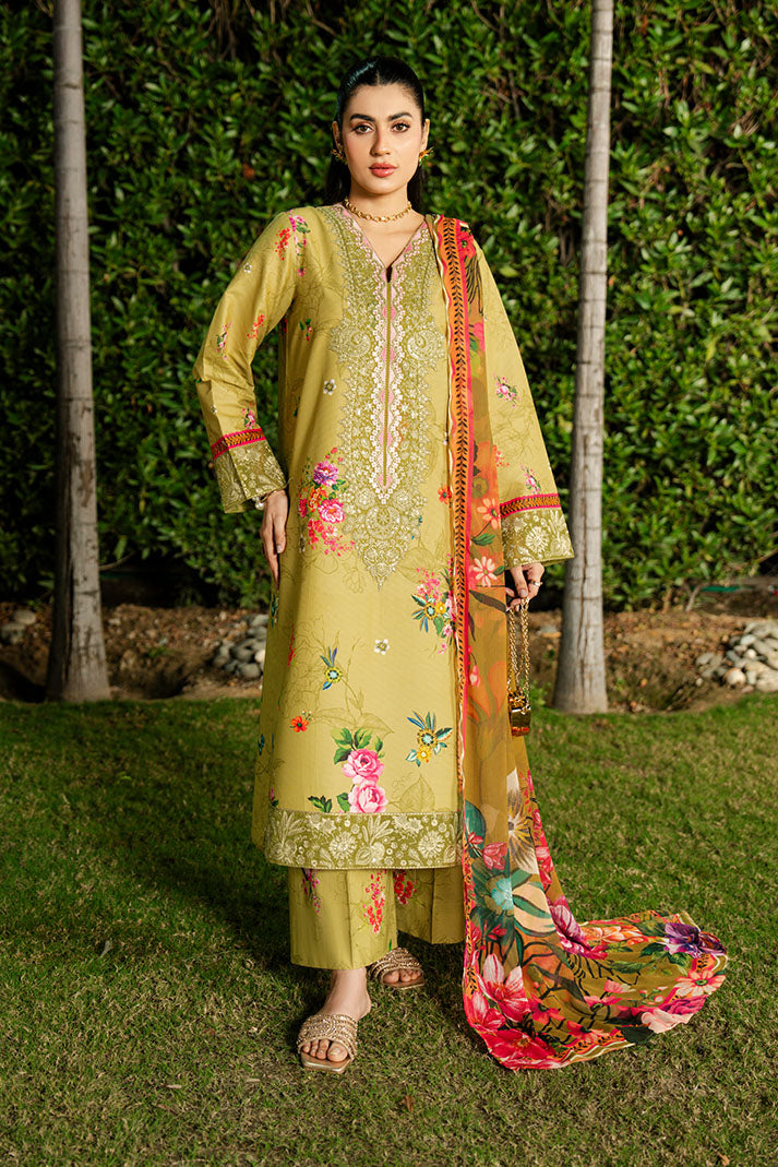 Imrozia Premium | Lawn 26 | SL-120 Lime Sorbet - House Of Hania