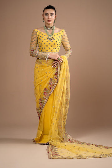 Imrozia Premium | Lumiere Luxury Sarees | 02 Lustrous Gold - House Of Hania