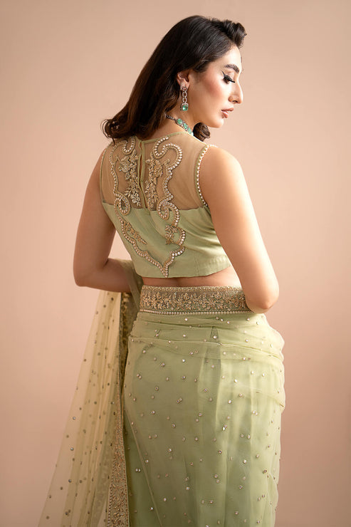 Imrozia Premium | Lumiere Luxury Sarees | 03 Eden - House Of Hania