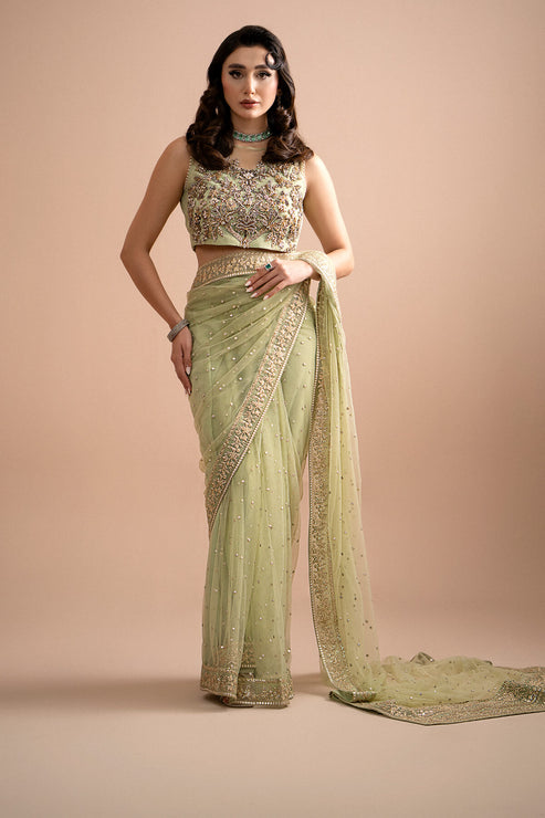 Imrozia Premium | Lumiere Luxury Sarees | 03 Eden - House Of Hania