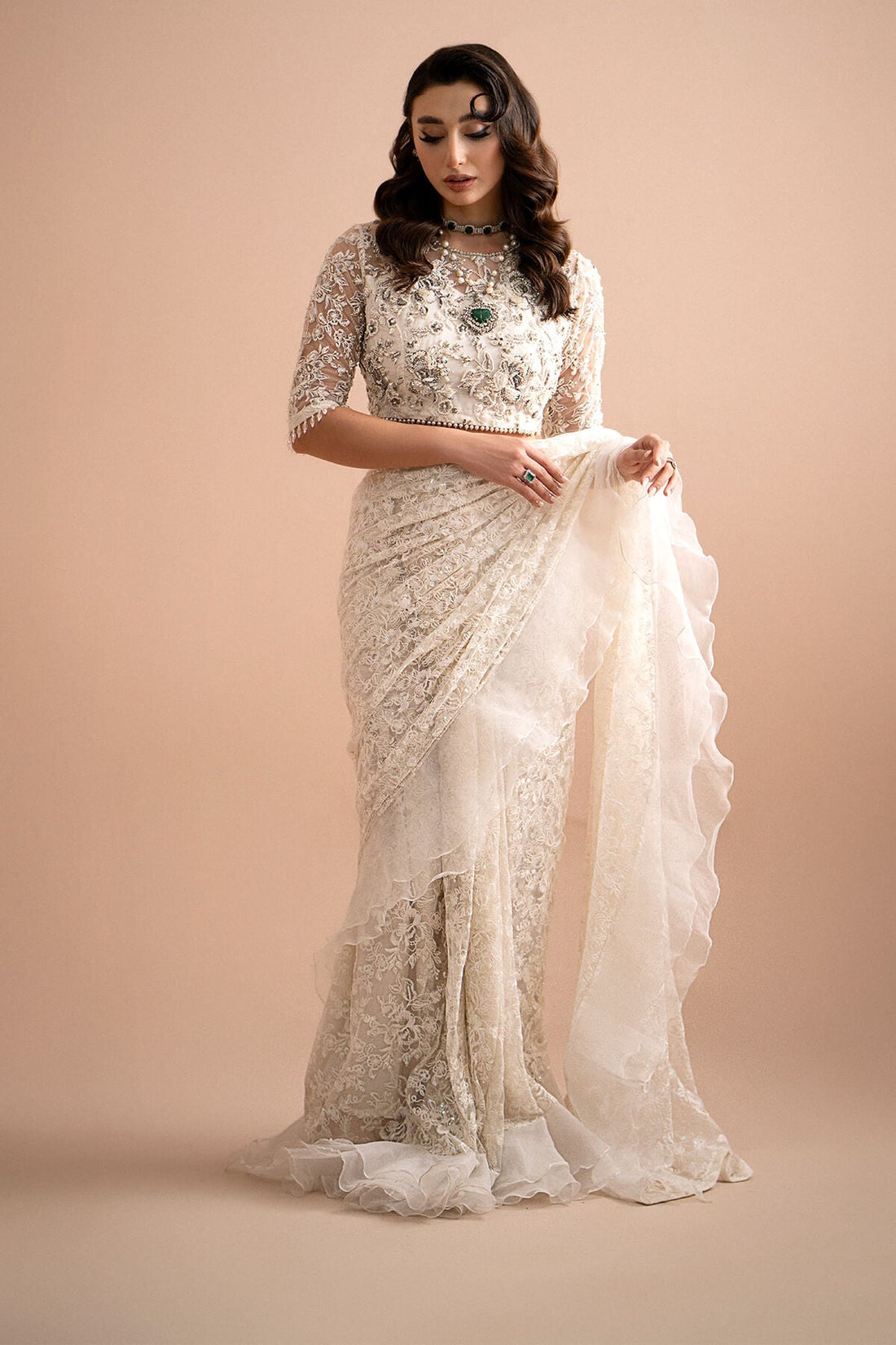 Imrozia Premium | Lumiere Luxury Sarees | 04 Dream - House Of Hania
