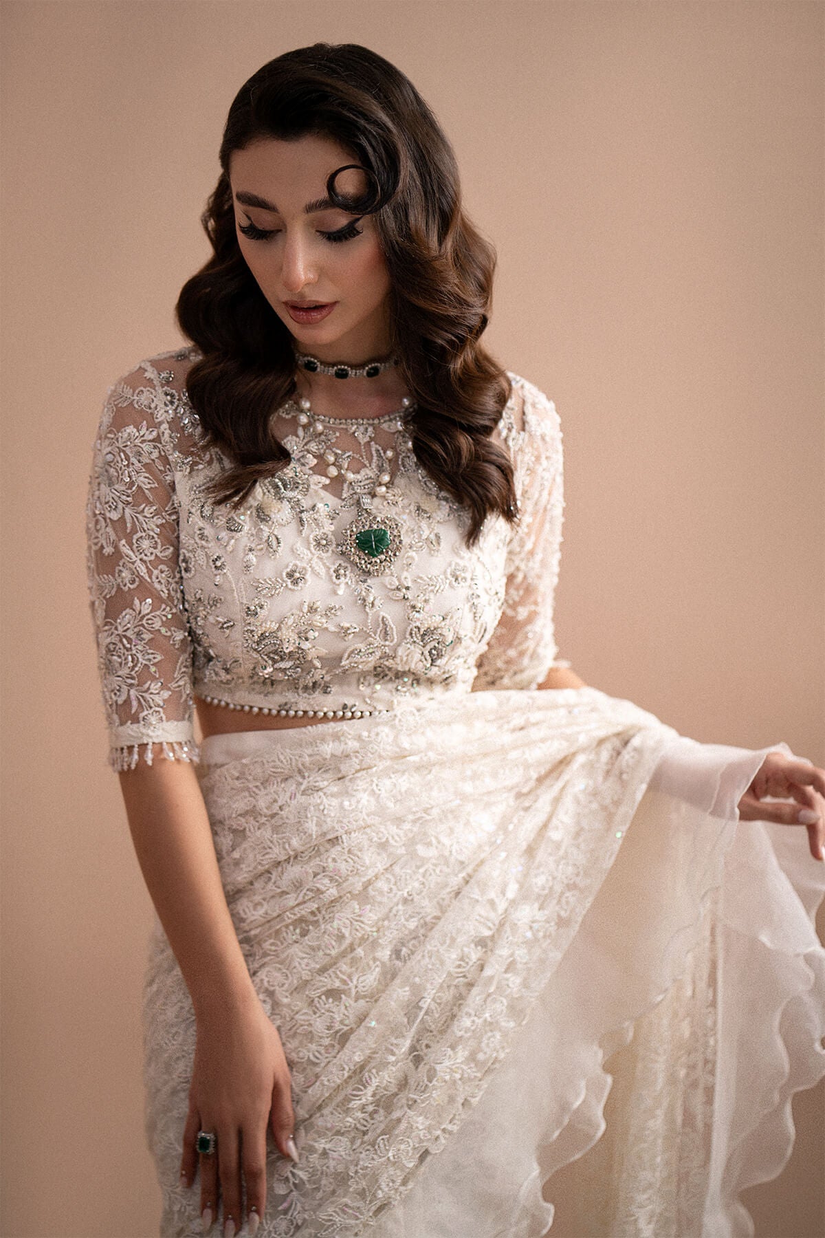 Imrozia Premium | Lumiere Luxury Sarees | 04 Dream - House Of Hania