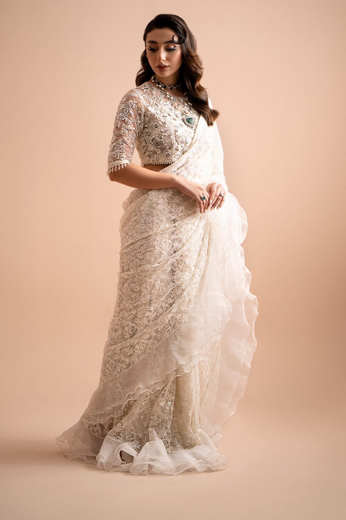 Imrozia Premium | Lumiere Luxury Sarees | 04 Dream - House Of Hania