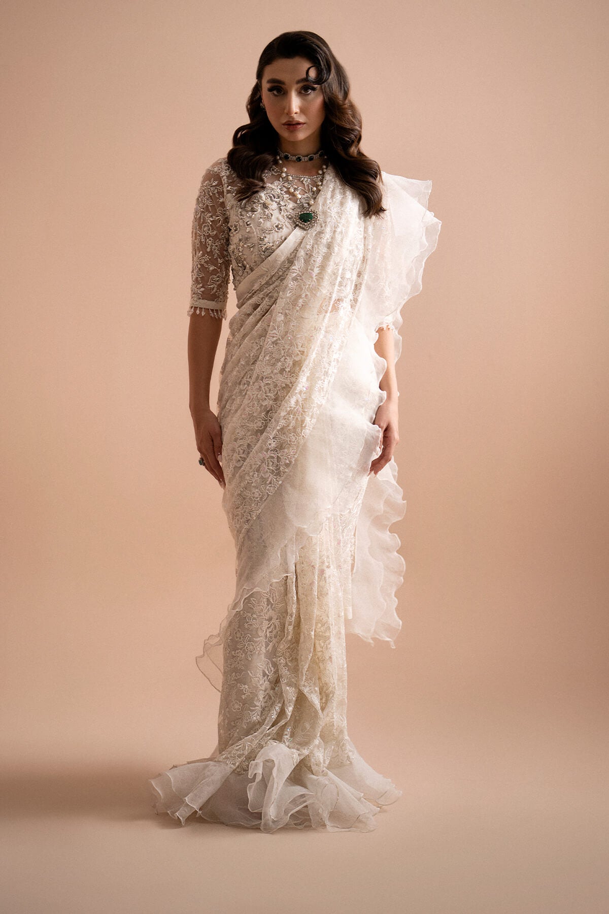 Imrozia Premium | Lumiere Luxury Sarees | 04 Dream - House Of Hania