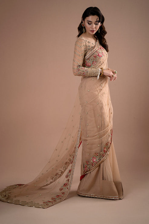 Imrozia Premium | Lumiere Luxury Sarees | 05 Celeste - House Of Hania