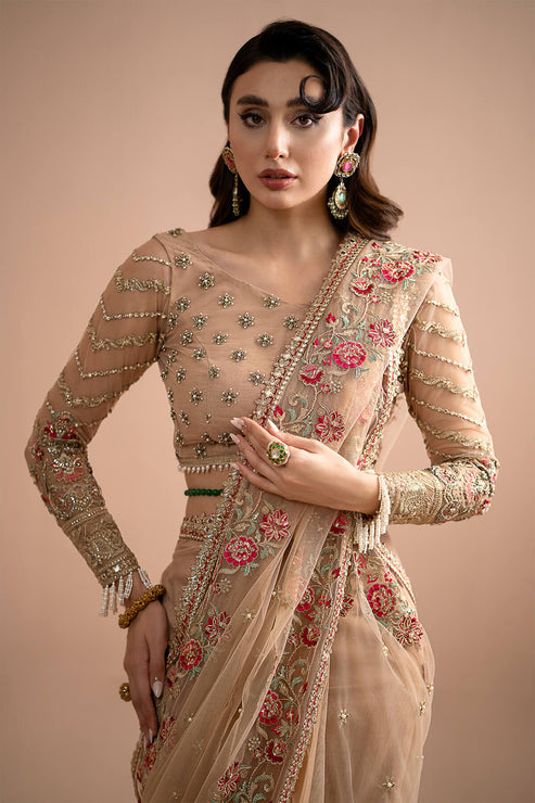 Imrozia Premium | Lumiere Luxury Sarees | 05 Celeste - House Of Hania