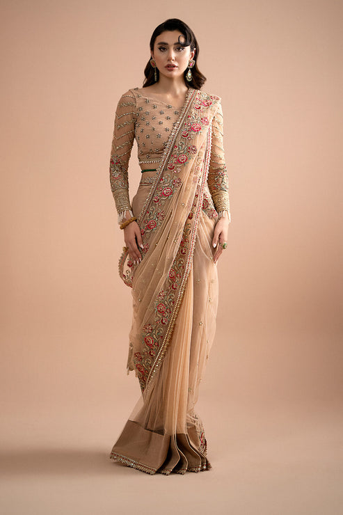 Imrozia Premium | Lumiere Luxury Sarees | 05 Celeste - House Of Hania