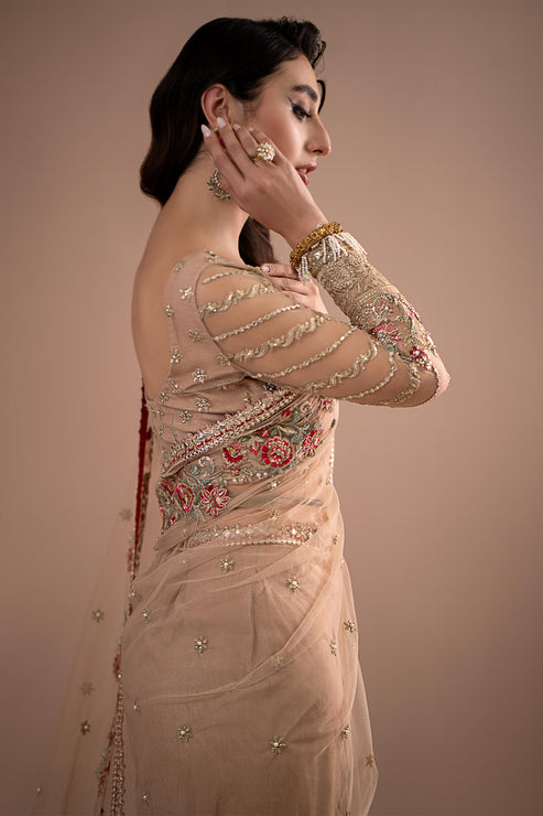 Imrozia Premium | Lumiere Luxury Sarees | 05 Celeste - House Of Hania