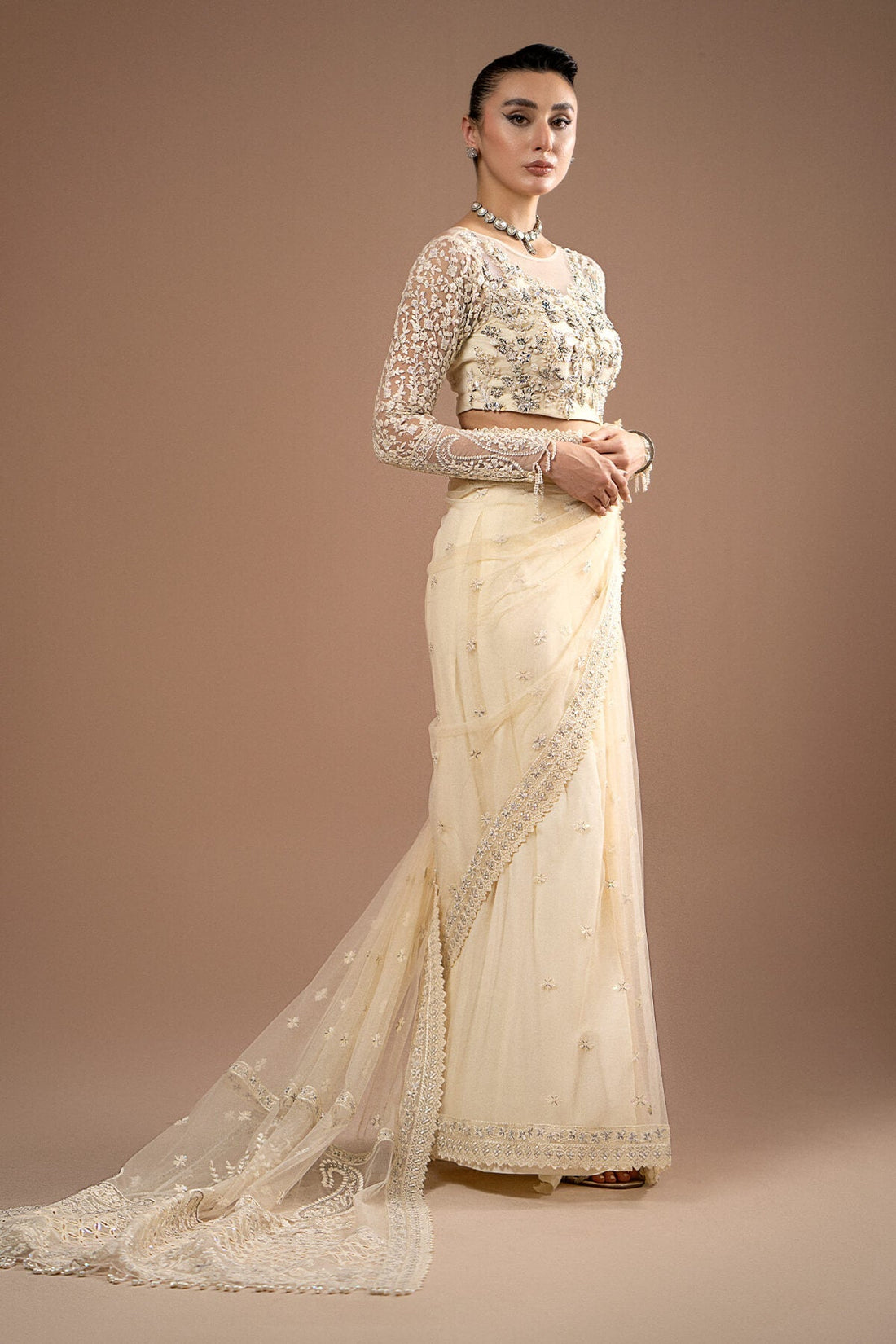 Imrozia Premium | Lumiere Luxury Sarees | 06 Amelie - House Of Hania