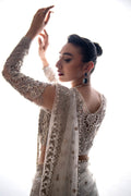 Imrozia Premium | Lumiere Luxury Sarees | 07 Misty Grey - House Of Hania