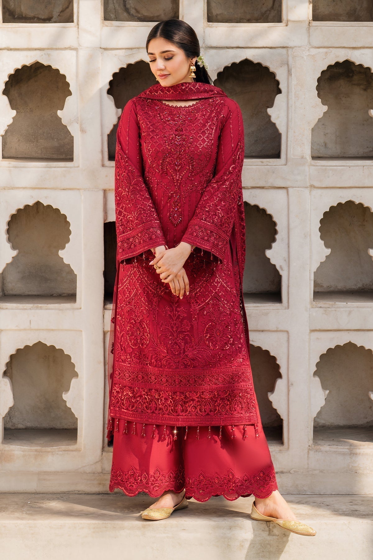 Imrozia Premium | Meeras Luxury Eid 25 | I-219 RUBY - House Of Hania
