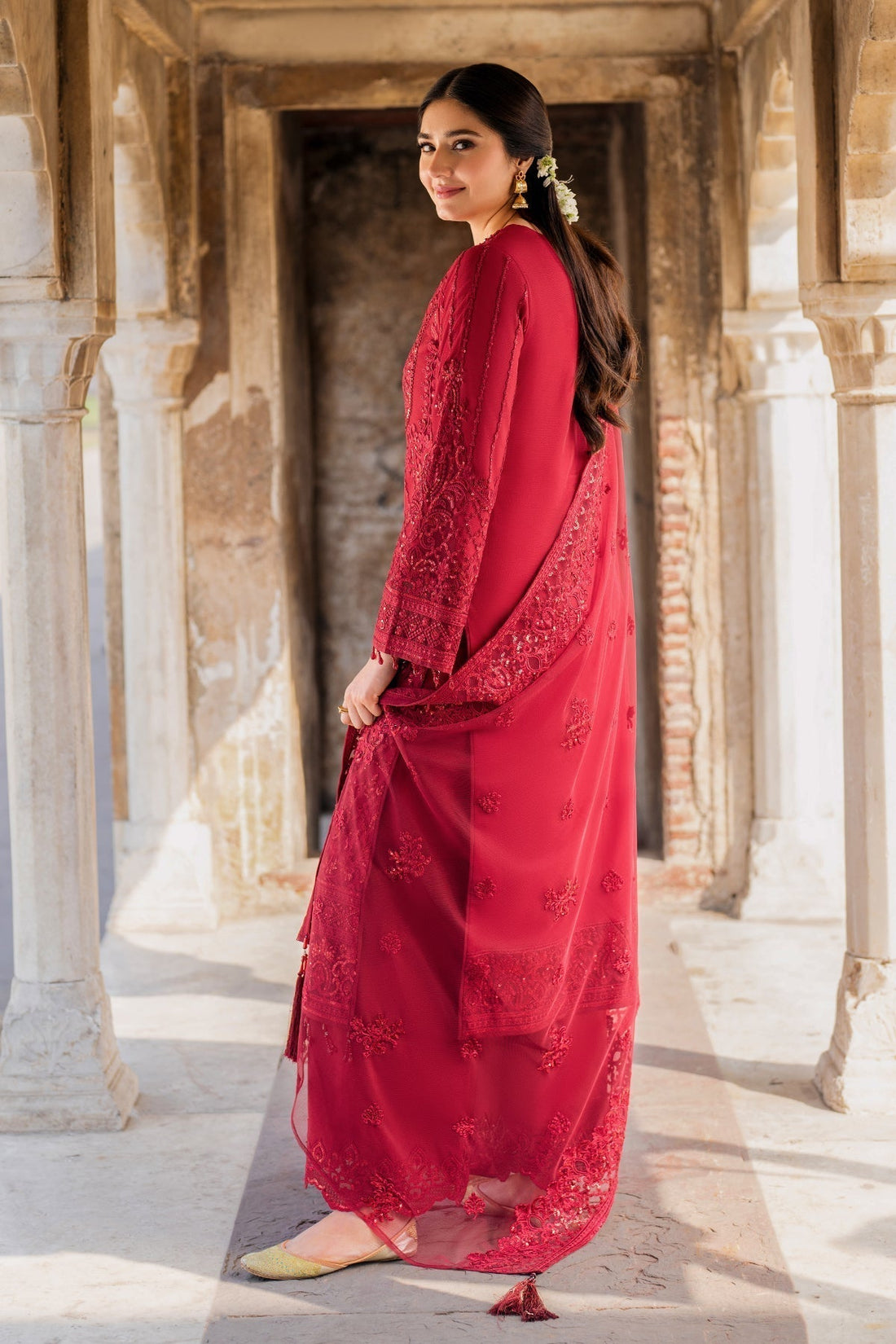 Imrozia Premium | Meeras Luxury Eid 25 | I-219 RUBY - House Of Hania