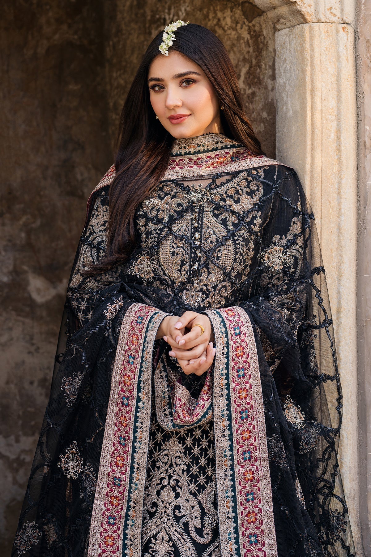 Imrozia Premium | Meeras Luxury Eid 25 | I-222 AQIQ - House Of Hania