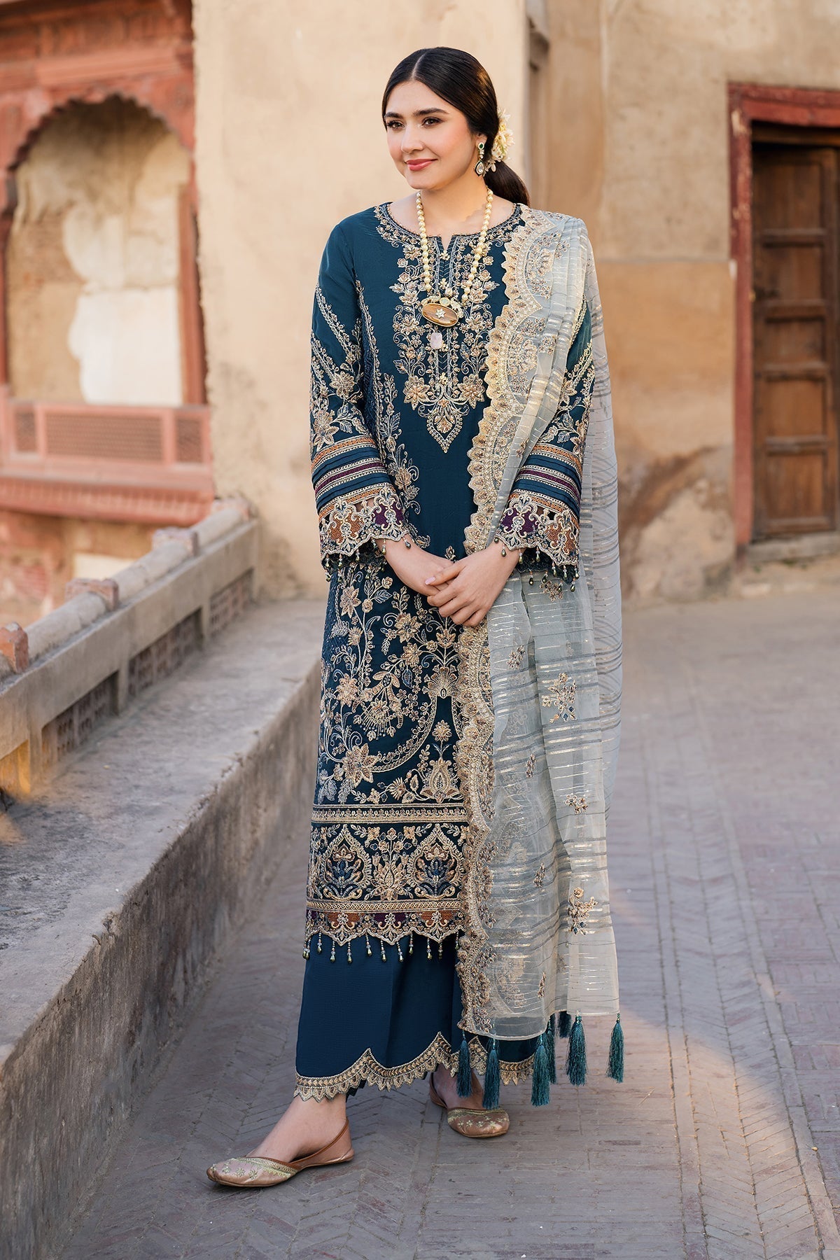 Imrozia Premium | Meeras Luxury Eid 25 | I-223 NEELAM - House Of Hania
