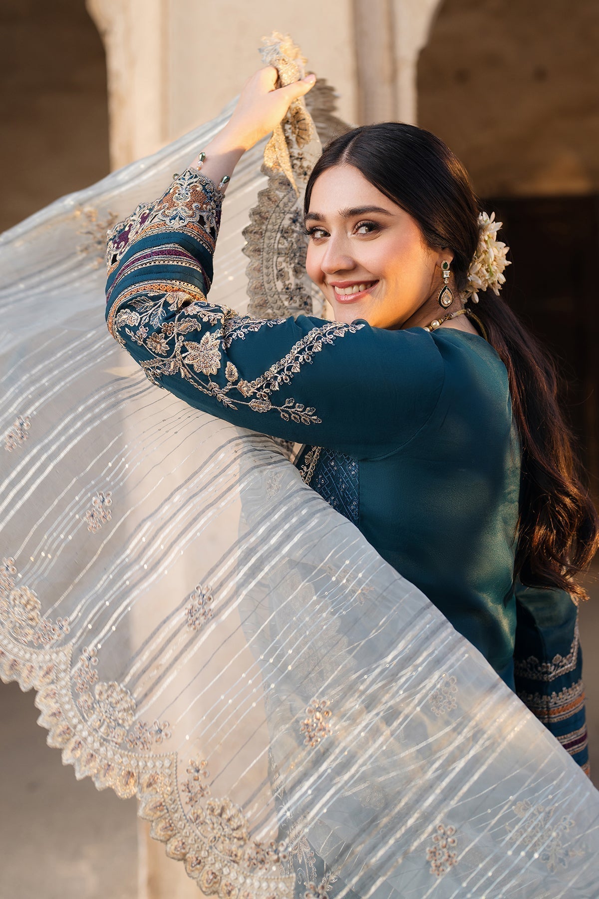 Imrozia Premium | Meeras Luxury Eid 25 | I-223 NEELAM - House Of Hania