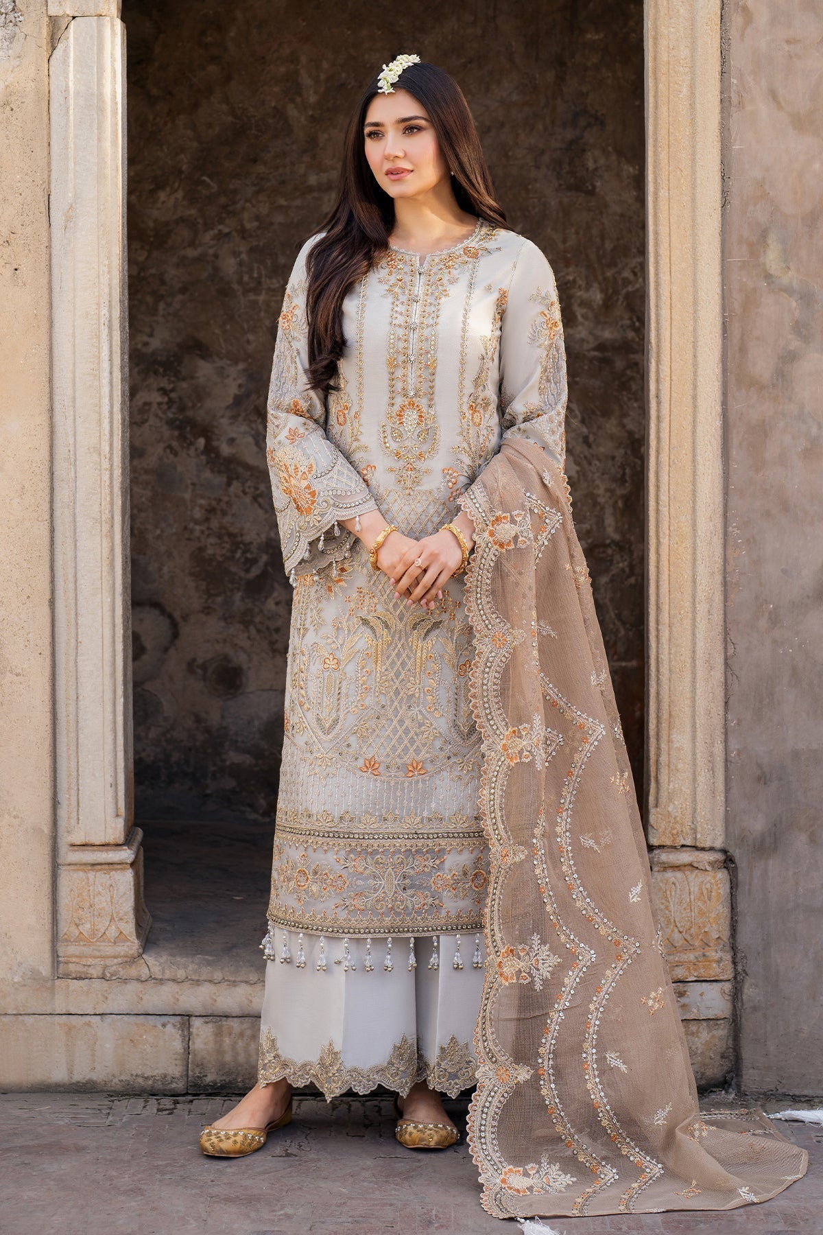 Imrozia Premium | Meeras Luxury Eid 25 | I-223 NEELAM - House Of Hania