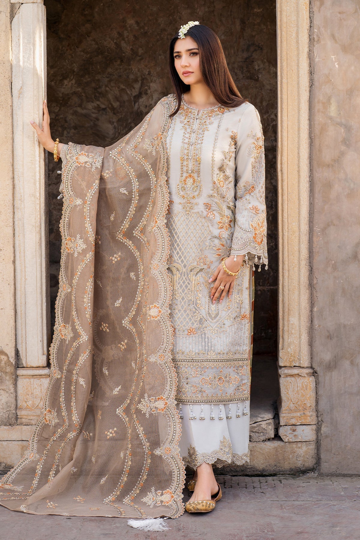 Imrozia Premium | Meeras Luxury Eid 25 | I-223 NEELAM - House Of Hania