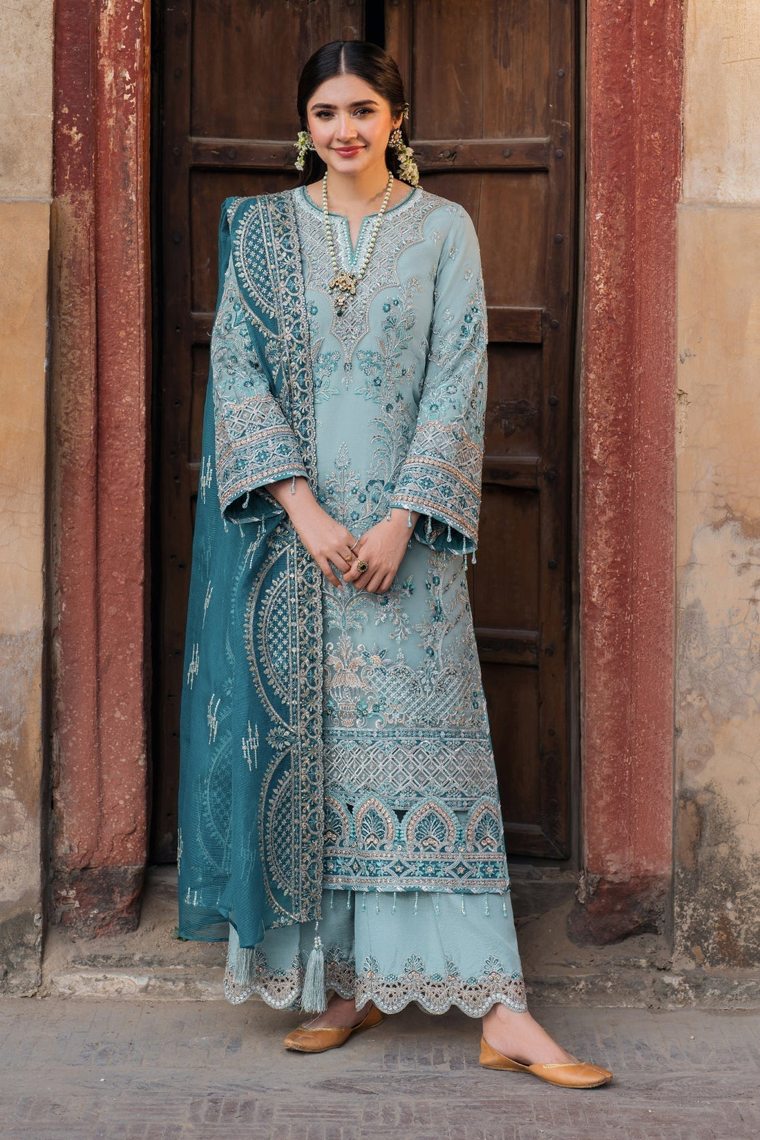 Imrozia Premium | Meeras Luxury Eid 25 | I-225 FEROZA - House Of Hania