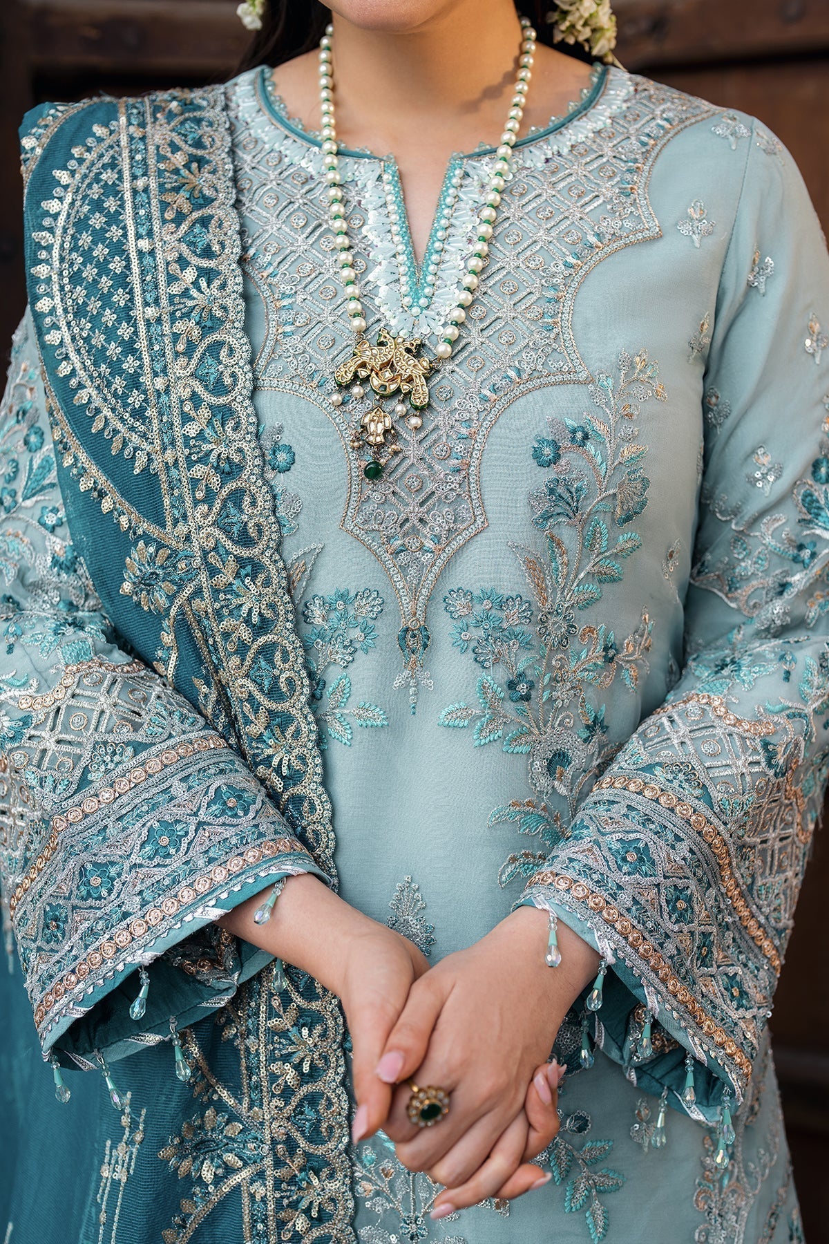 Imrozia Premium | Meeras Luxury Eid 25 | I-225 FEROZA - House Of Hania