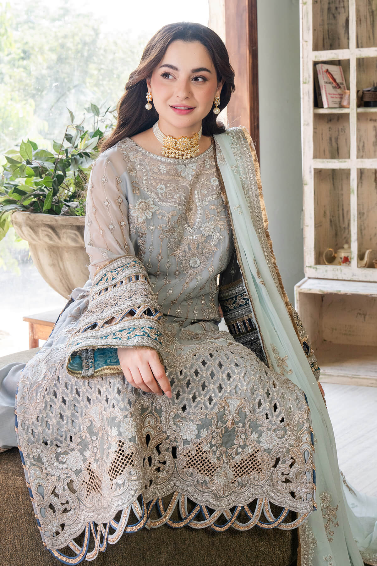 Imrozia Premium | Naina Chiffon Collection | I-190 Rumman - House Of Hania